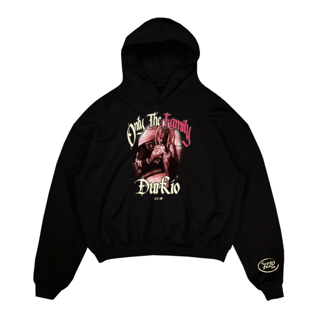 OTF 7220 TOUR HOODIE 1500x1500 FRONT BLK1 - Lil Durk Shop