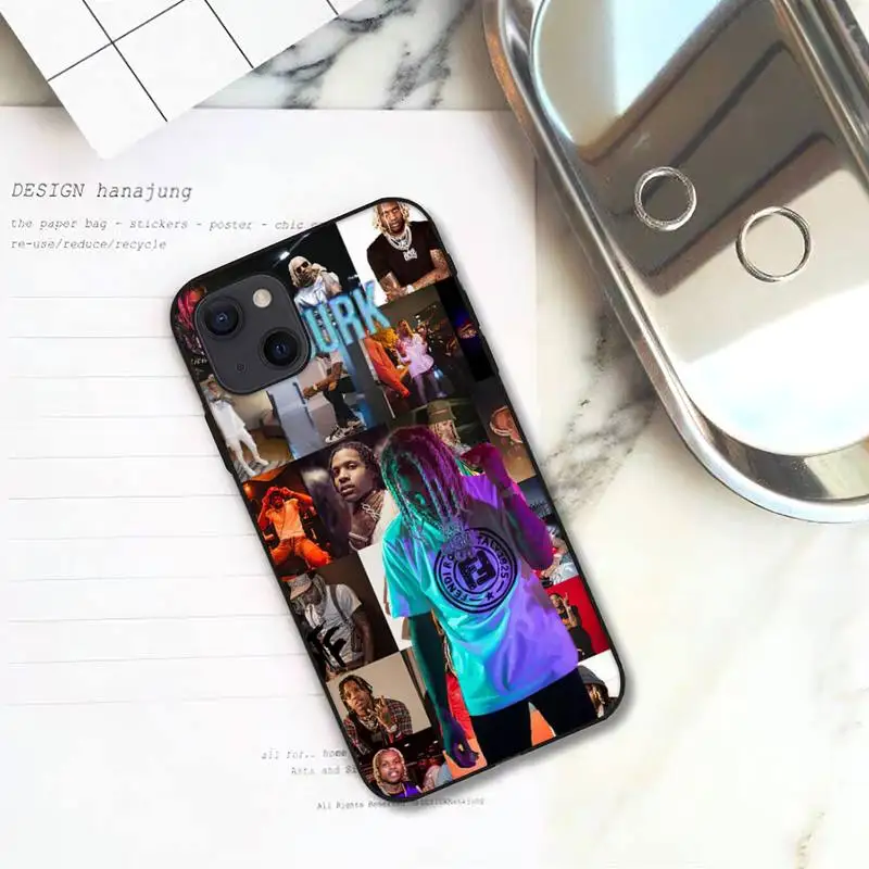 Rapper lil durk Phone Case For iPhone 11 12 Mini 13 14 Pro XS Max X 12 - Lil Durk Shop