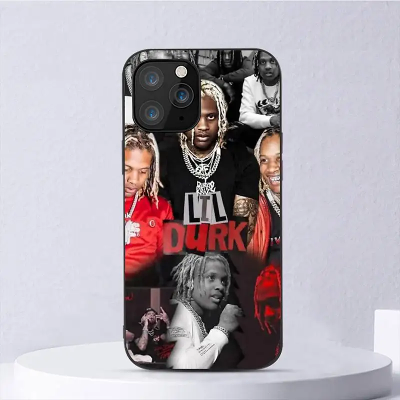 Rapper lil durk Phone Case For iPhone 11 12 Mini 13 14 Pro XS Max X 4 - Lil Durk Shop