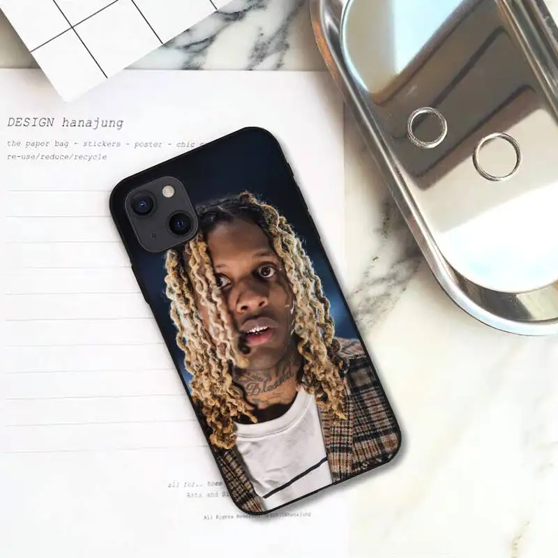 Rapper lil durk Phone Case For iPhone 11 12 Mini 13 14 Pro XS Max X 9 - Lil Durk Shop